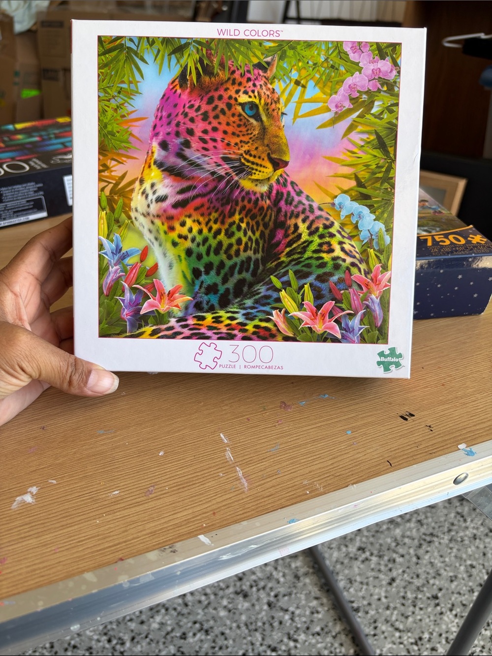 Rainbow Leopard 300-Piece Kids Puzzle